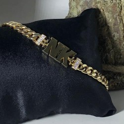 14 Ayar Altın Harfli Bileklik 